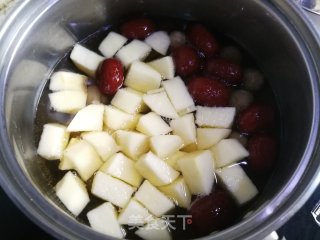 白枣苹果桂圆茶的做法步调：3