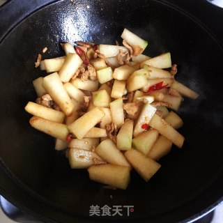冬瓜肉丝的做法步调：2