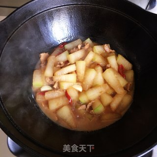 冬瓜肉丝的做法步调：4