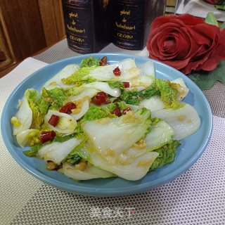 白椒炒奶利剑菜的做法步调：11