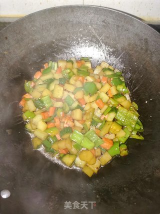 炒四丁的做法步调：6