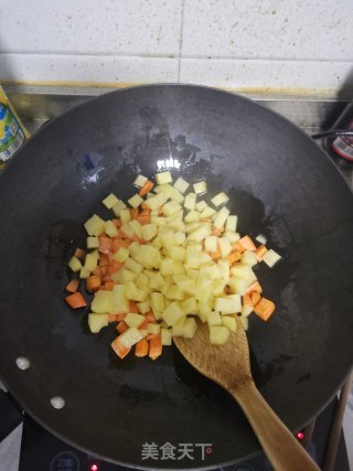 炒四丁的做法步调：5