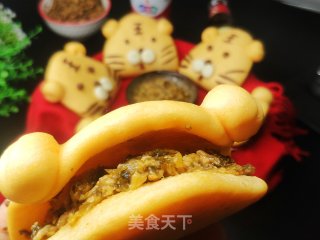 虎虎死威之夹馍的做法步调：22