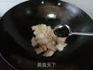 蒜苗回锅肉的做法步调：6