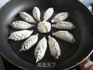 猪肉喷鼻菇利剑菜煎饺的做法步调：4