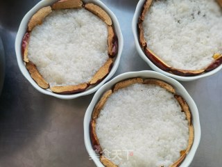 豆沙八宝饭的做法步调：6