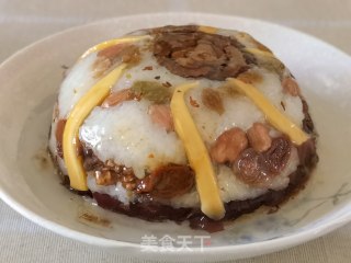 豆沙八宝饭的做法步调：8