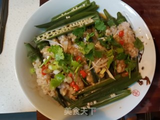 春葵酿虾滑的做法步调：14