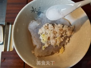 春葵酿虾滑的做法步调：3