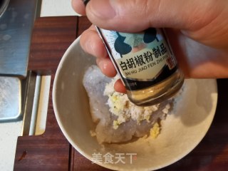 春葵酿虾滑的做法步调：4