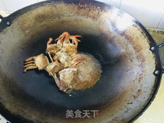 葱姜蟹的做法步调：3