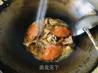 葱姜蟹的做法步调：6