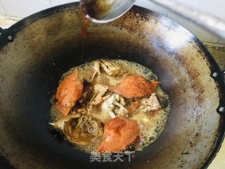 葱姜蟹的做法步调：9