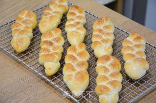 一股辫牛奶里包的做法步调：14