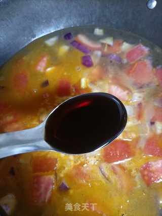 懒人版番茄浓汤里的做法步调：5