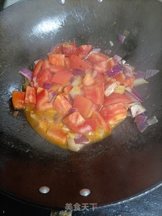 懒人版番茄浓汤里的做法步调：3