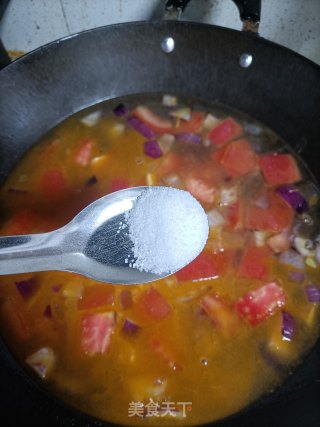 懒人版番茄浓汤里的做法步调：4