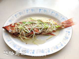 浑蒸白鱼的做法步调：5