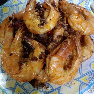 喷鼻辣虾的做法步调：10