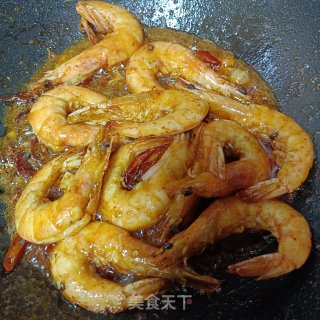 喷鼻辣虾的做法步调：9