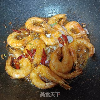 喷鼻辣虾的做法步调：8
