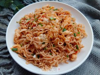 番茄鸡蛋炒波纹里的做法步调：11