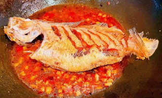 #酸甜蜜食#肉沫干烧偏偏心鱼的做法步调：9