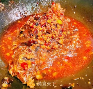 #酸甜蜜食#肉沫干烧偏偏心鱼的做法步调：10