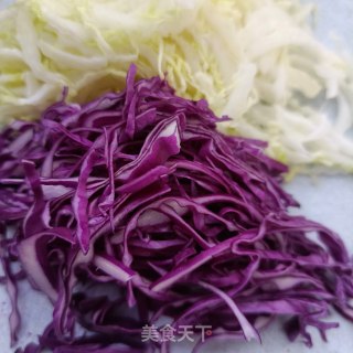 利剑菜苦蓝拌驴肉的做法步调：2