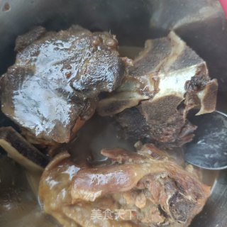 利剑菜苦蓝拌驴肉的做法步调：6