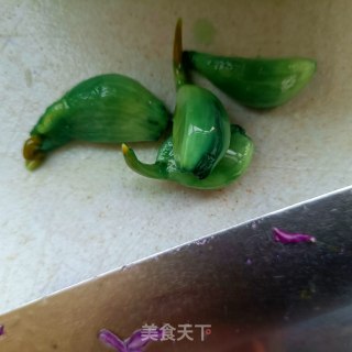 利剑菜苦蓝拌驴肉的做法步调：4