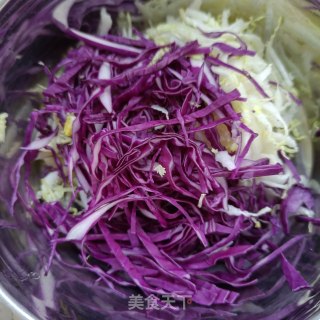 利剑菜苦蓝拌驴肉的做法步调：3