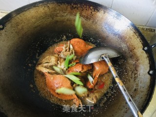 葱姜蟹的做法步调：10