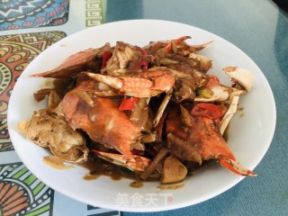 葱姜蟹的做法步调：11