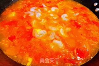 #浑肠食谱#虾仁豆腐金针菇喷鼻菇汤的做法步调：12