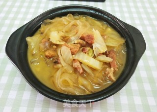 大年夜
利剑菜猪肉炖粉条的做法步伐
：13