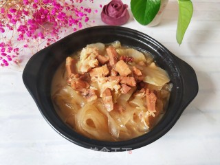 大年夜
利剑菜猪肉炖粉条的做法步伐
：12