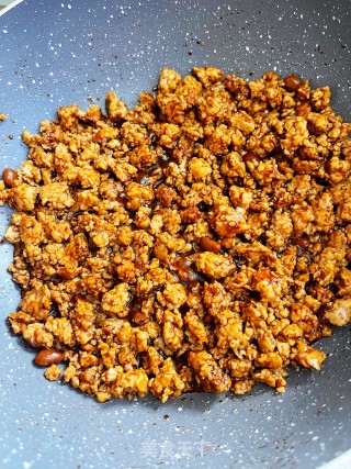 肉沫豆腐的做法步调：3