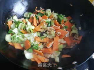 炒麻糍的做法步调：8