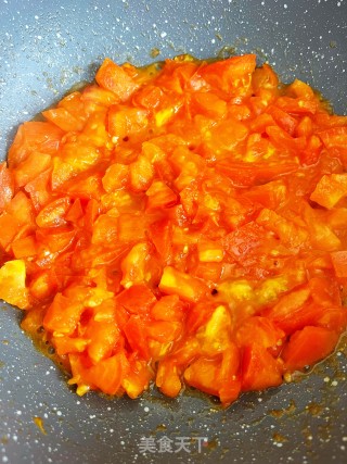 番茄泡饼的做法步调：2