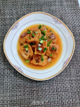 煎酿油豆腐的做法步调：10