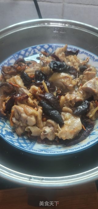 蒸滑鸡的做法步调：7