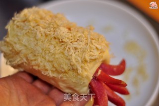 章鱼肉紧里包的做法步调：10