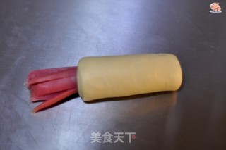 章鱼肉紧里包的做法步调：6