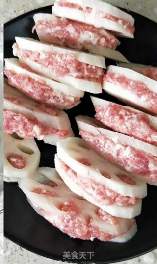 炸藕盒的做法步调：5