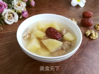 核桃白枣苹果汤的做法步调：4