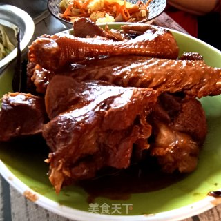 酸萝卜炖年夜鹅的做法步调：18