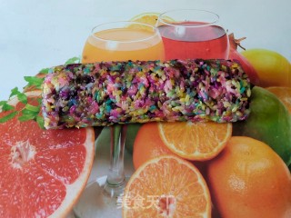 五彩米卷的做法步调：6