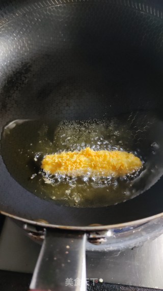炸牛奶的做法步调：16