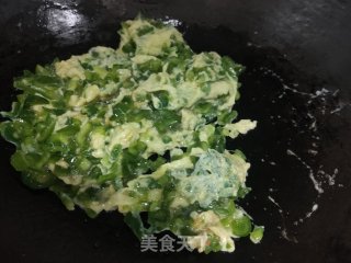 青椒终炒鸡蛋的做法步调：6